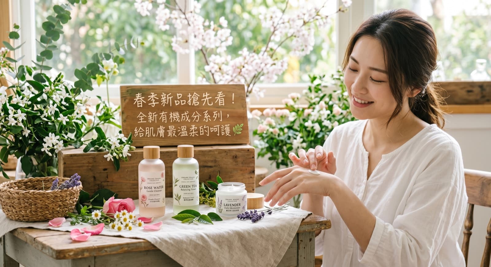 AI 產出的春季保養配圖